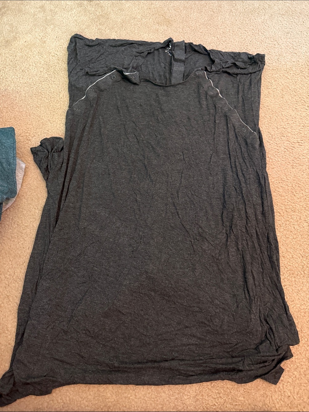Dark Charcoal Sleeveless Maxi Dress
